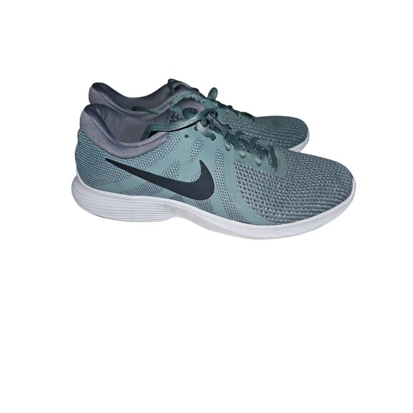 NIke Revolution 4 Mens 10.5 Green Athletic Shoes Running Jogging Walking - Picture 2 of 8
